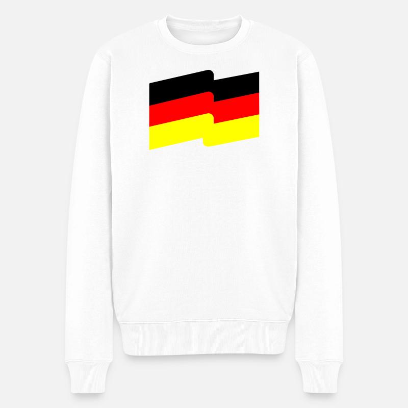 Drapeau - Pull Premium bio Homme - blanc