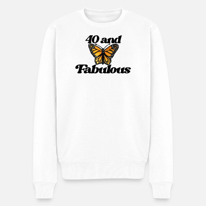 Aile Ember du Monarque - Pull Premium bio Homme - blanc