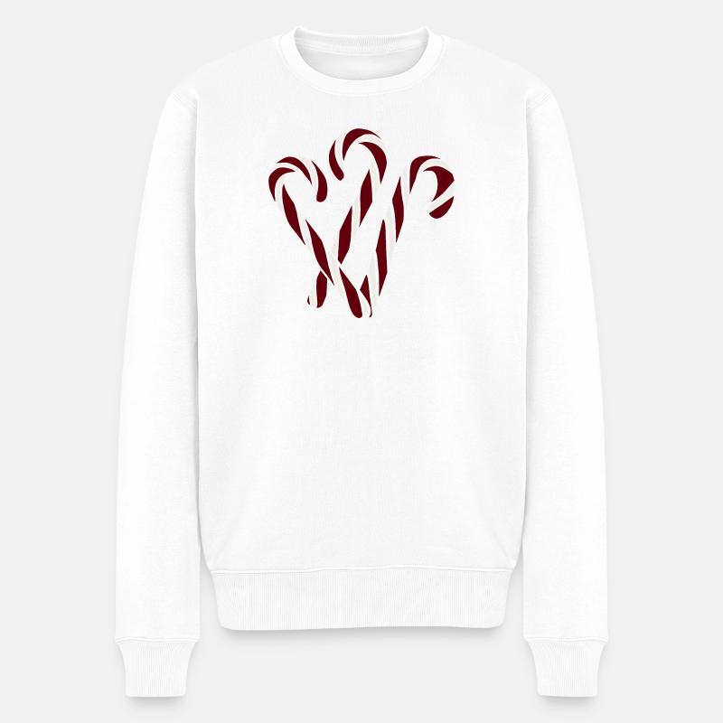 Canons de bonbon - Pull Premium bio Homme - blanc