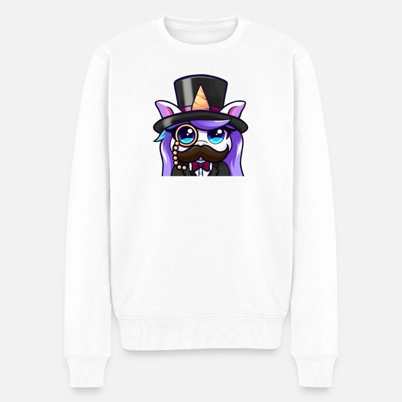 Schnösel Lya - Männer Premium Bio Pullover - Weiß