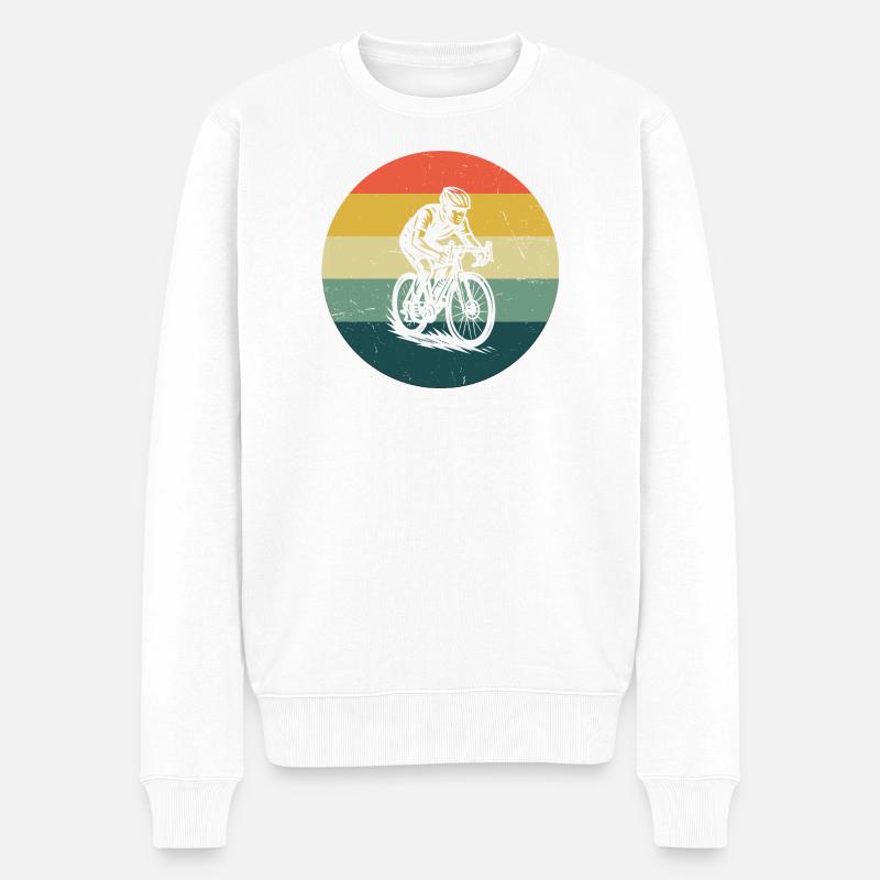 Statement für alle Rennrad - Männer Premium Bio Pullover - Weiß