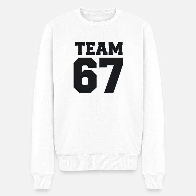 Team 67 - Pull Premium bio Homme - blanc