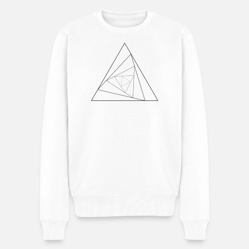 Triangle triangulaire - Pull Premium bio Homme - blanc