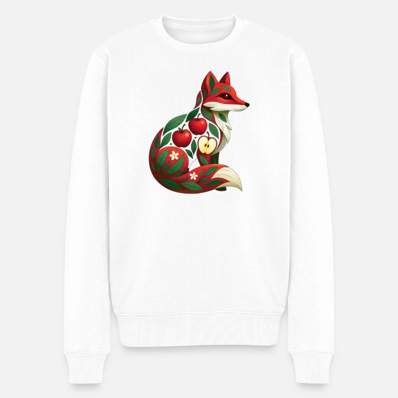 Pomme Renard - Pull Premium bio Homme - blanc