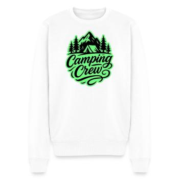 Équipe de camping - Pull Premium bio Homme - blanc - Devant - Thijin (182cm)