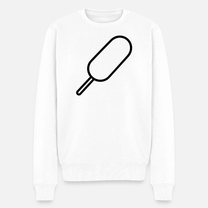 corn dog - Pull Premium bio Homme - blanc