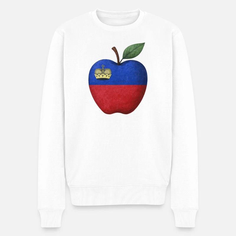Liechtenstein - Männer Premium Bio Pullover - Weiß