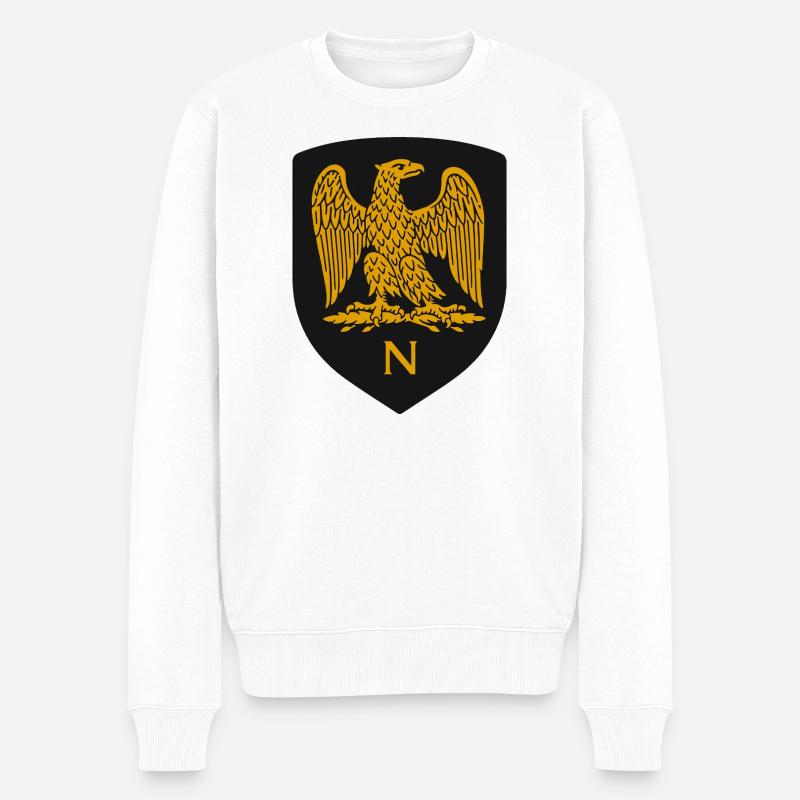 adler5 - Männer Premium Bio Pullover - Weiß