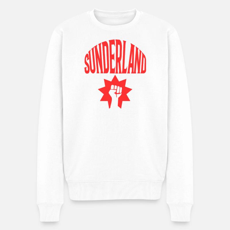 Sunderland - Pull Premium bio Homme - blanc