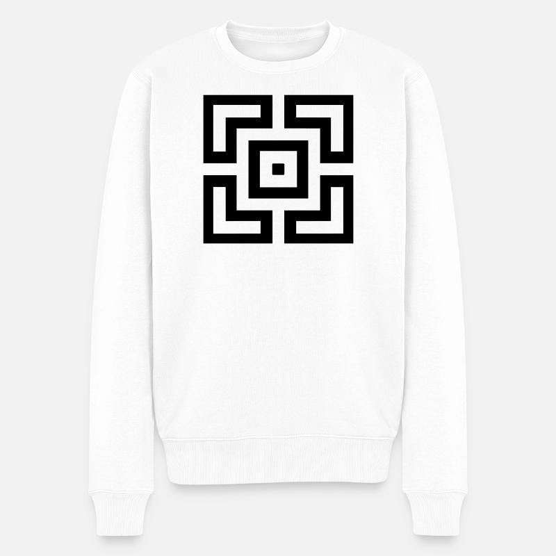 escape game - Pull Premium bio Homme - blanc