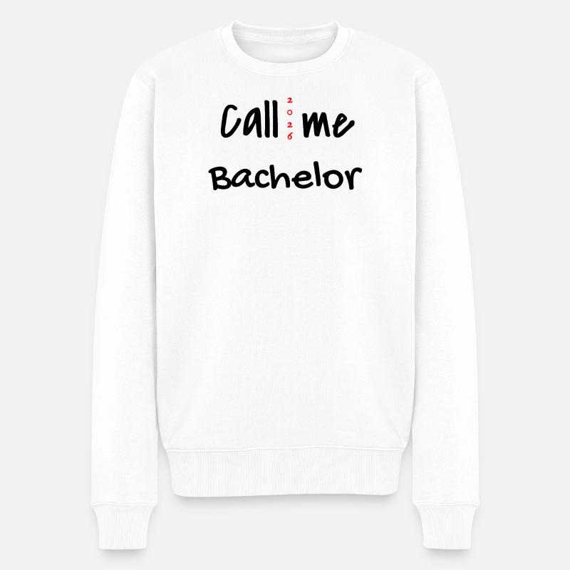 Licence Diplôme 2026 - Pull Premium bio Homme - blanc