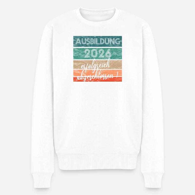 Formation réussie en 2026 (cadeau) - Pull Premium bio Homme - blanc