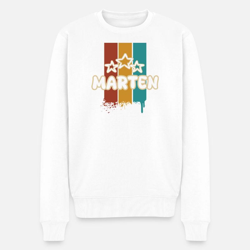 Cadeau pour Marten - Pull Premium bio Homme - blanc