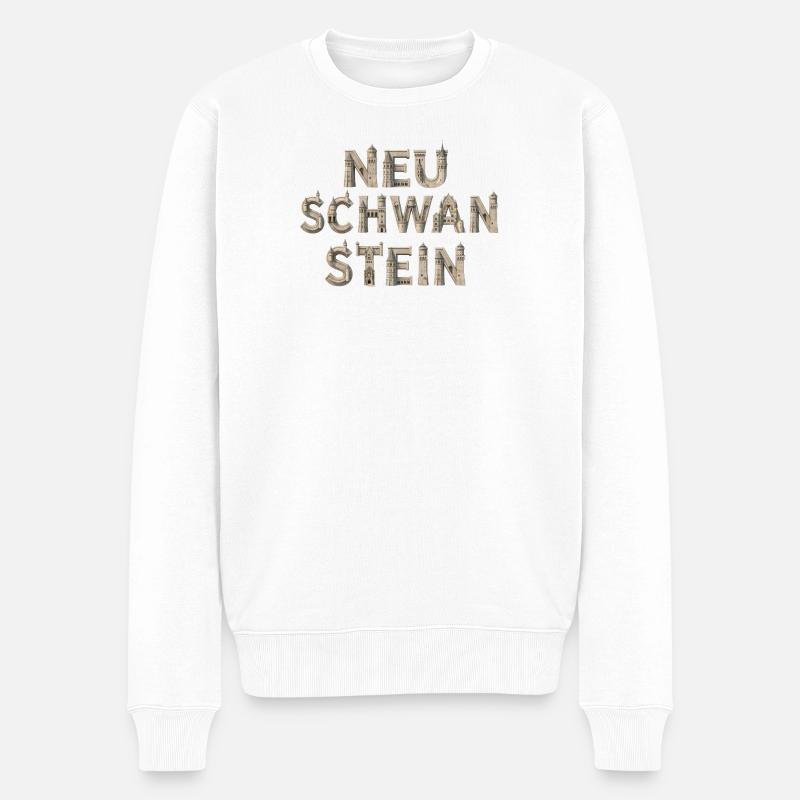 Nouvelles lettres de pierre de Schwanstein - Pull Premium bio Homme - blanc
