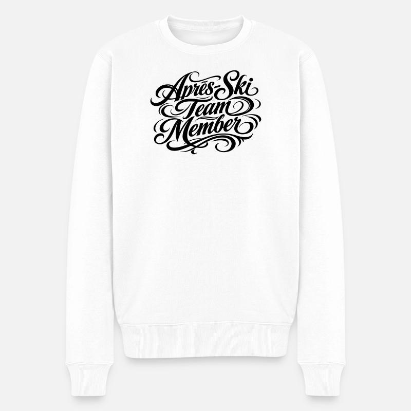 Apres Ski Team - Männer Premium Bio Pullover - Weiß