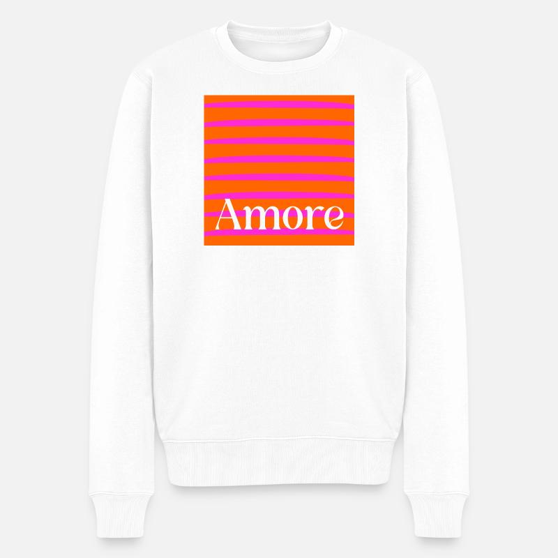 Bonne Saint-Valentin, mon amour - Pull Premium bio Homme - blanc