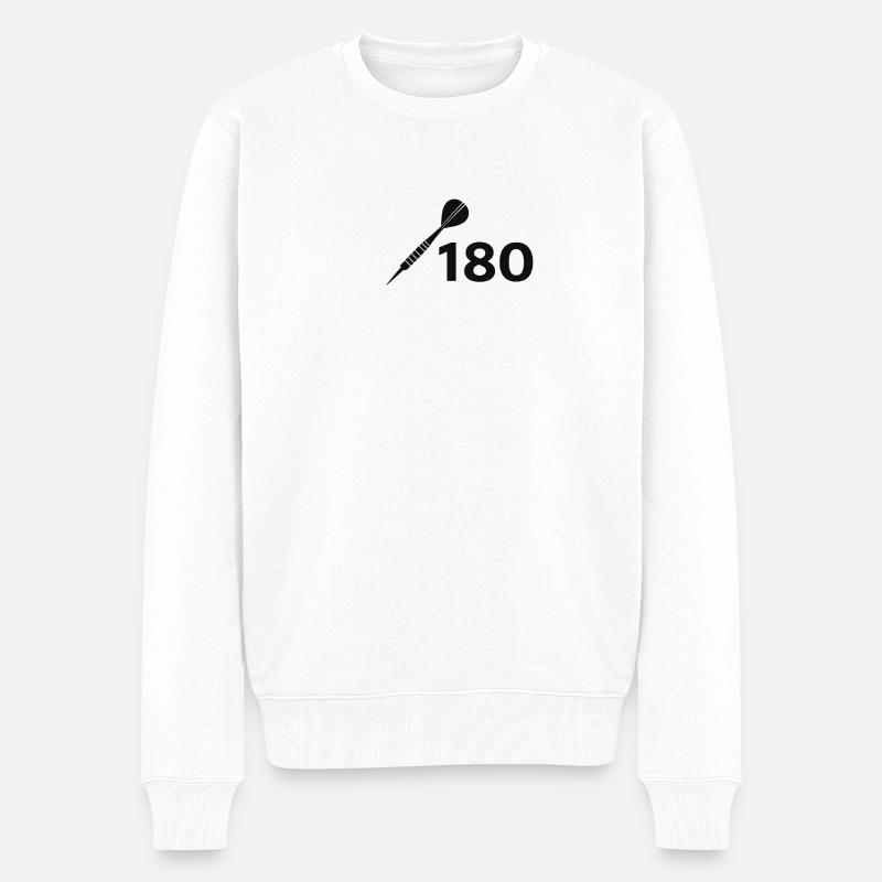 180 fléchettes - Pull Premium bio Homme - blanc