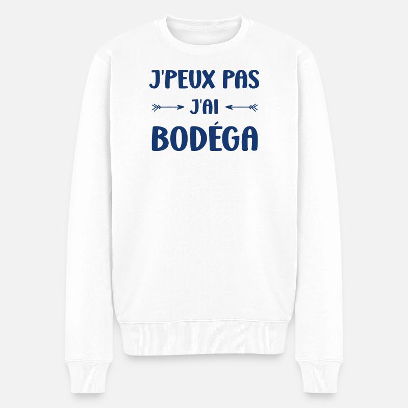 J'peux pas j'ai Bodéga - Pull Premium bio Homme - blanc