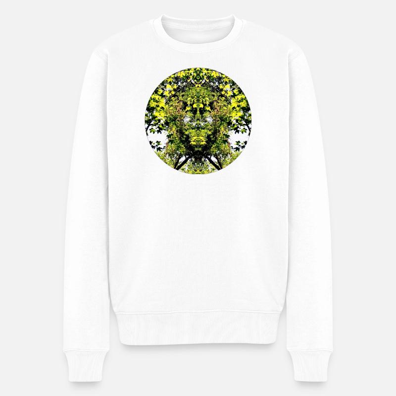 Créature de la nature des arbres - Pull Premium bio Homme - blanc