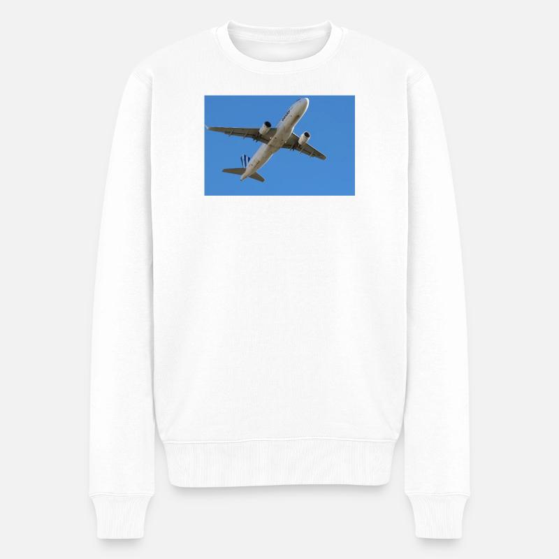 ab in den Urlaub - Männer Premium Bio Pullover - Weiß