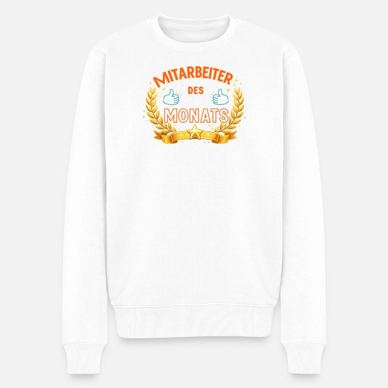 Employé du mois – LorbeerDesign - Pull Premium bio Homme - blanc