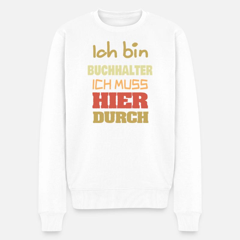 Comptable en tant que profession - Pull Premium bio Homme - blanc