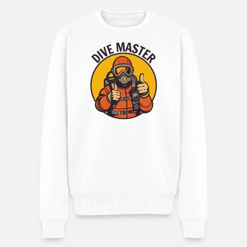 Maître plongeur - Pull Premium bio Homme - blanc