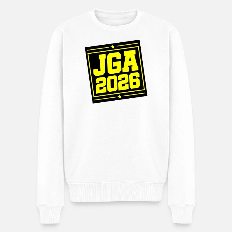 Jga 2026 - Männer Premium Bio Pullover - Weiß