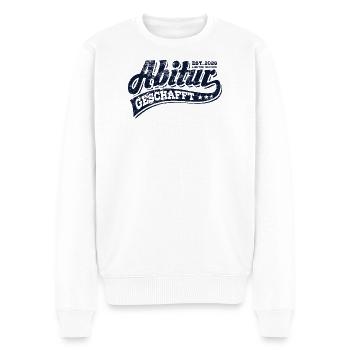 Abi Est 2026 - Abitur - Geschenk - Männer Premium Bio Pullover - Weiß - Vorne - Thijin (182cm)