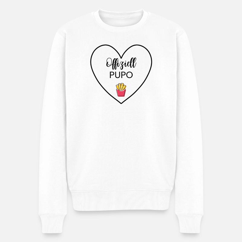 Pupo officiel – En route vers notre miracle - Pull Premium bio Homme - blanc