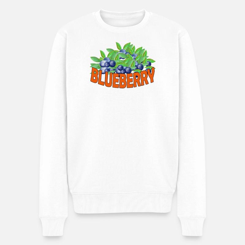 Myrtille - Pull Premium bio Homme - blanc