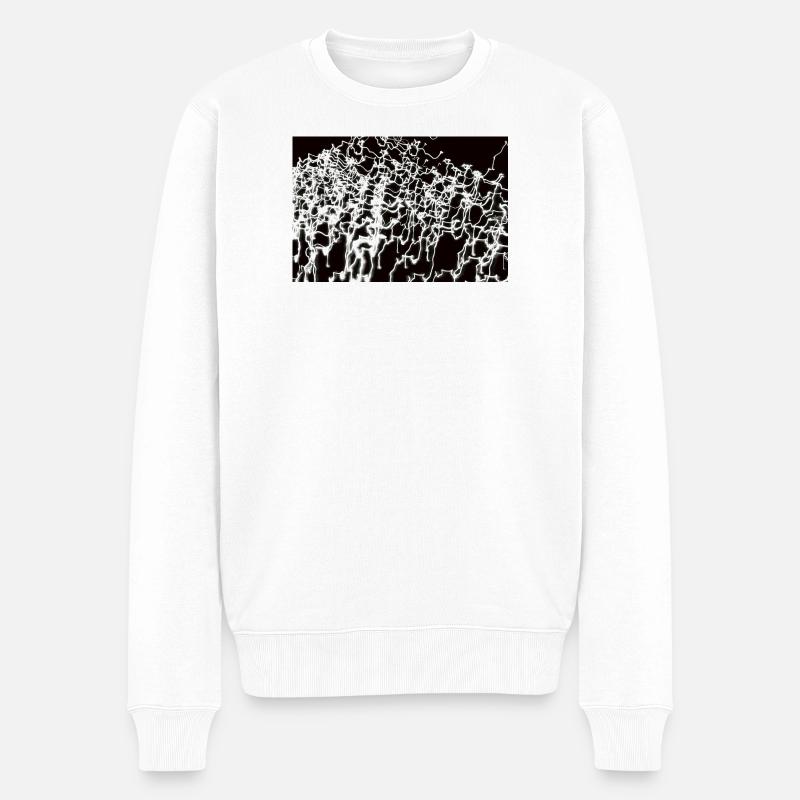 Lichtspiele 7 - Männer Premium Bio Pullover - Weiß