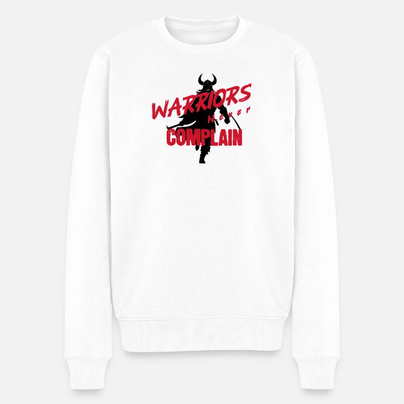 Keine Beschwerden - Männer Premium Bio Pullover - Weiß