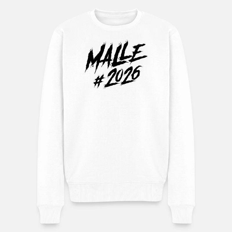 Équipe Malle 2026 - Pull Premium bio Homme - blanc