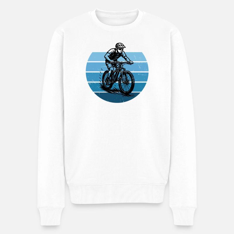 Déclaration directe sur le VTT - Pull Premium bio Homme - blanc