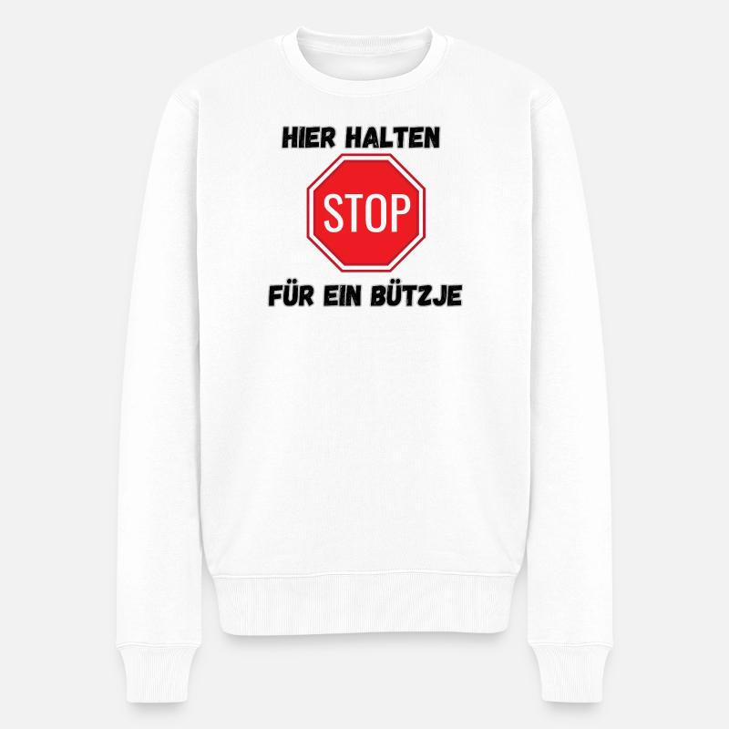 Costume de carnaval à Bützje - Pull Premium bio Homme - blanc