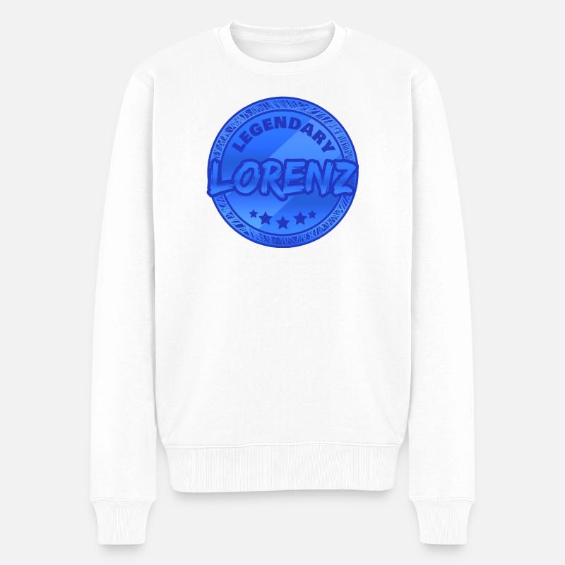 Cadeau pour Lorenz - Pull Premium bio Homme - blanc