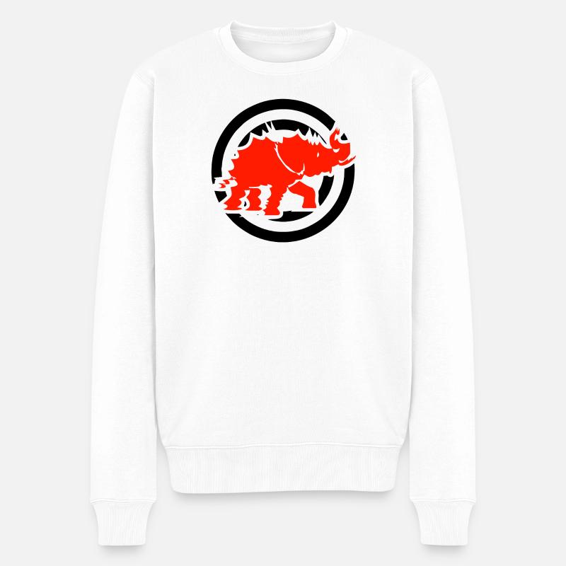 ELEPHANT - Pull Premium bio Homme - blanc