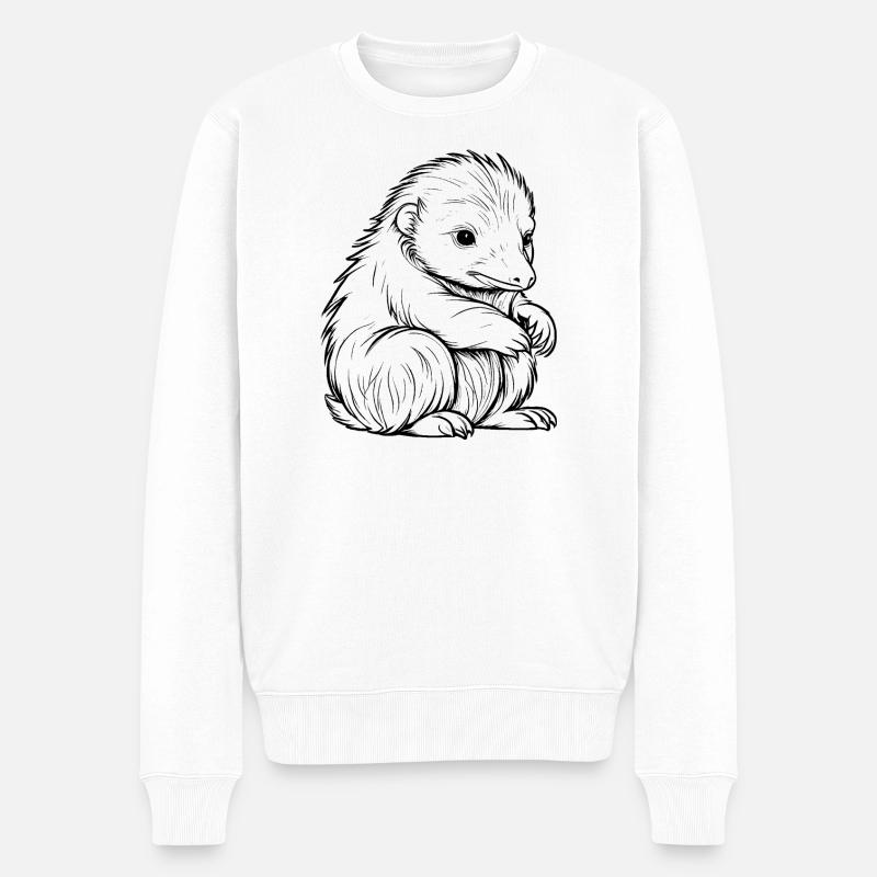 Icône Niffler Animal de Compagnie - Pull Premium bio Homme - blanc