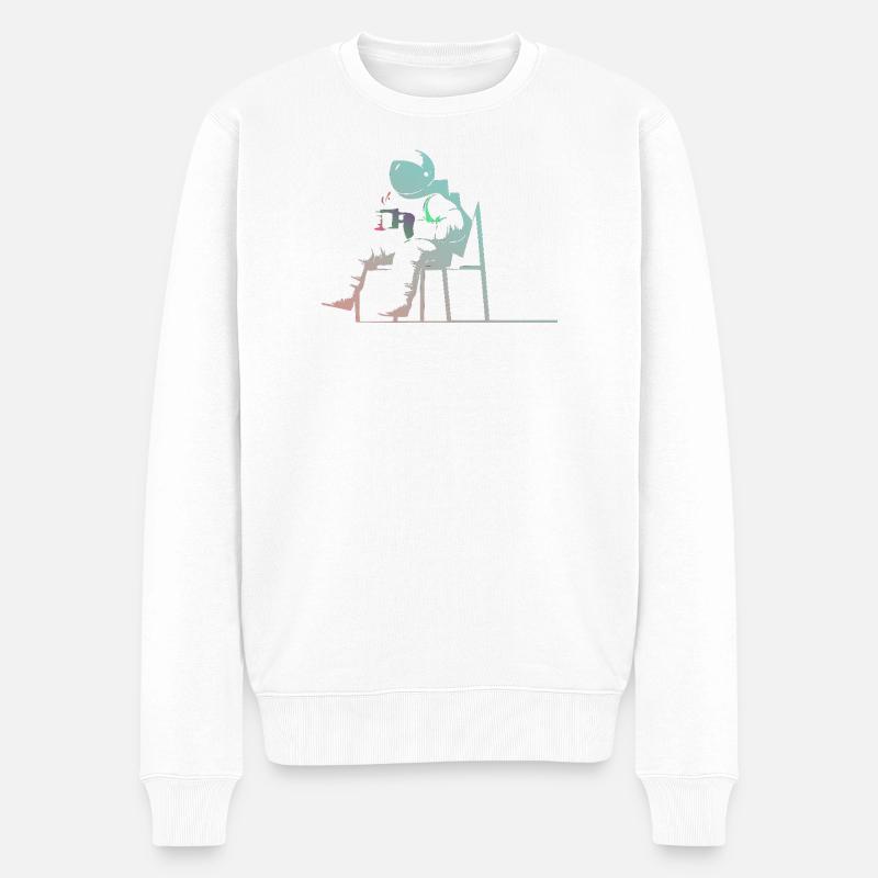 astronaute - Pull Premium bio Homme - blanc