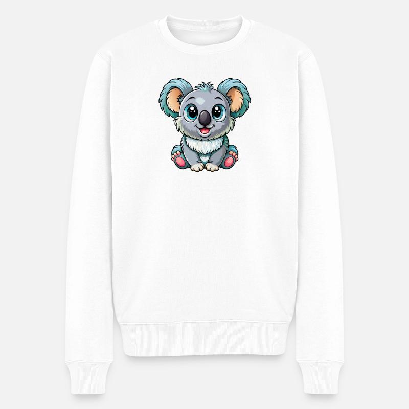 Bébé koala - Pull Premium bio Homme - blanc