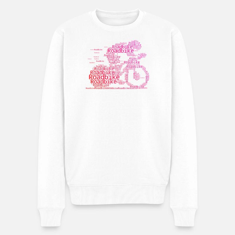 Statement für alle Rennrad - Männer Premium Bio Pullover - Weiß
