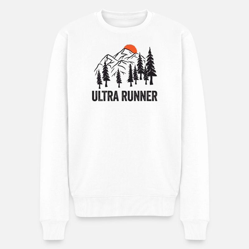 Ultra coureur - Pull Premium bio Homme - blanc
