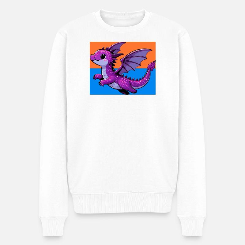 dragon - Pull Premium bio Homme - blanc