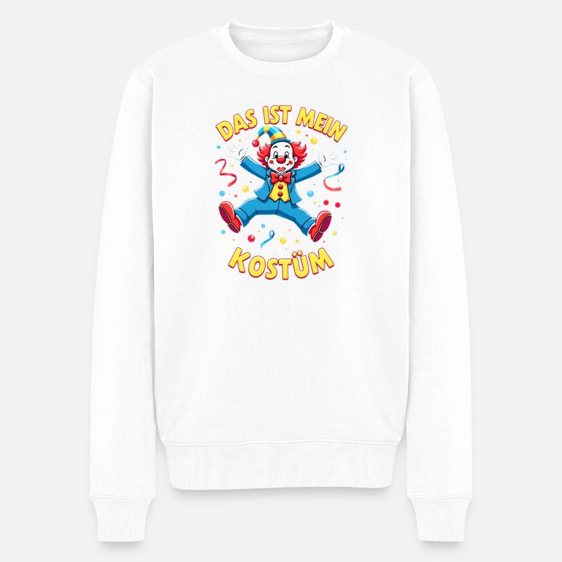 Carnaval costumé Politicien Carnaval - Pull Premium bio Homme - blanc