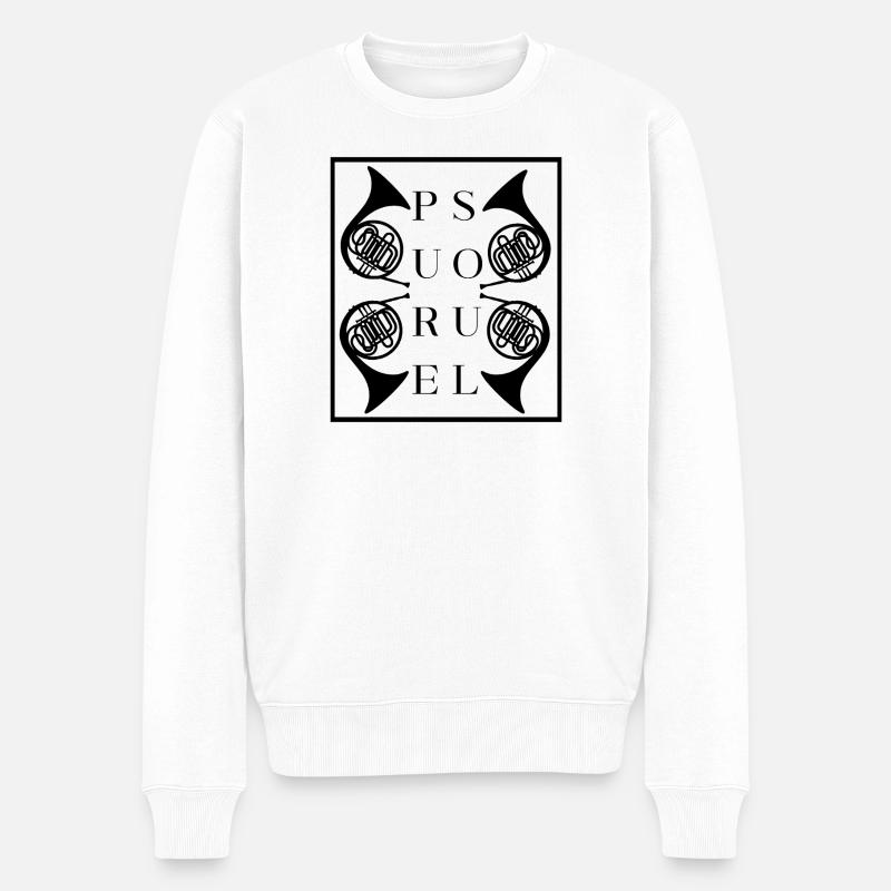 Cor de l’Âme Pure - Pull Premium bio Homme - blanc