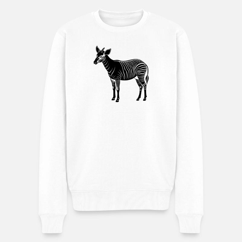Okapi - Pull Premium bio Homme - blanc