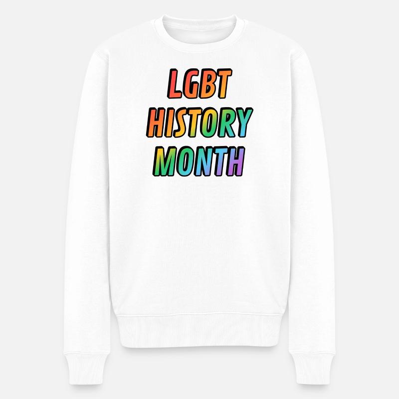 Mois de l’histoire LGBT - Pull Premium bio Homme - blanc