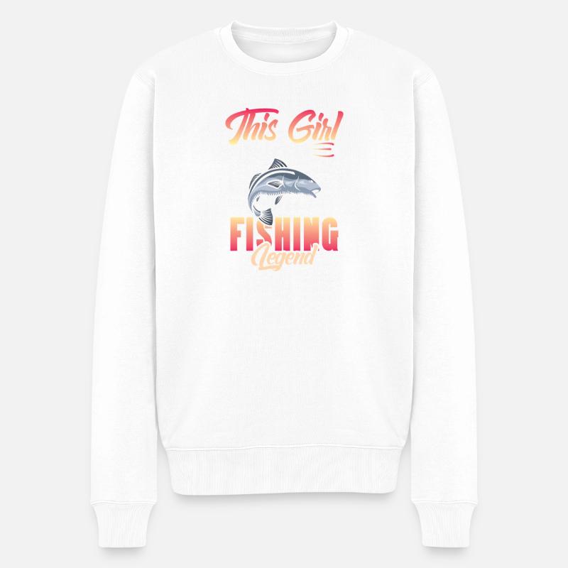 Pêcheur, pêcheur, dits, Petri Heil - Pull Premium bio Homme - blanc