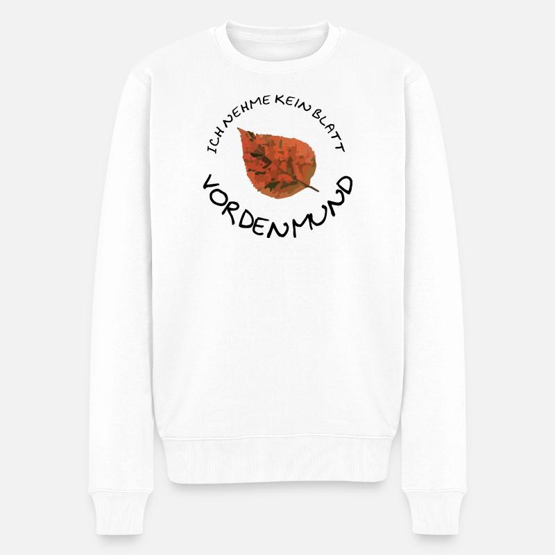 Ne mâche pas tes mots - Pull Premium bio Homme - blanc